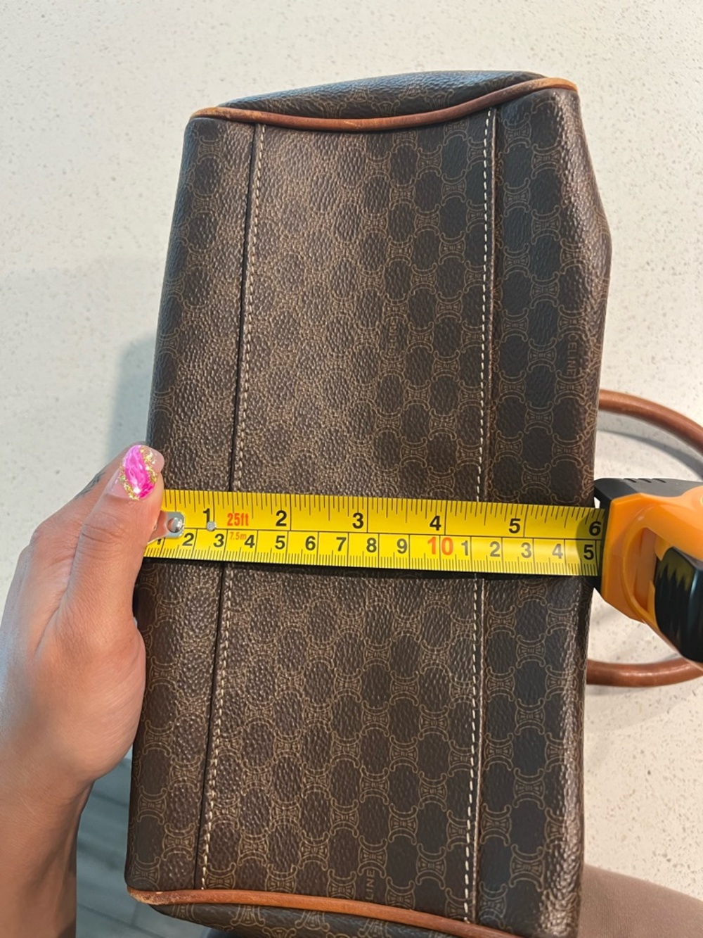 Celine Brown SM Boston bag retails $2,600 USD - Picture 15 of 17